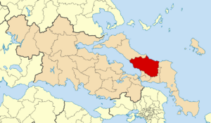 Дирфис-Месапия на карте