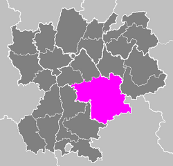 Гренобль на карте