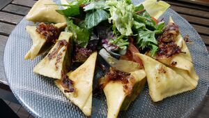 Баденские маульташены с жареным луком