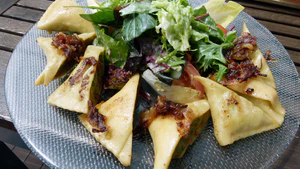 Баденские маульташены с жареным луком