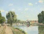 Camille Pissarro - Le Pont Du Chemin De Fer, Pontoise (1873).jpg