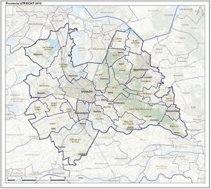 Утрехт на карте