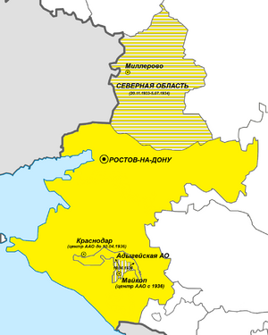 Азово-Черноморский край на карте