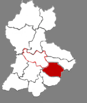 Фэньян на карте