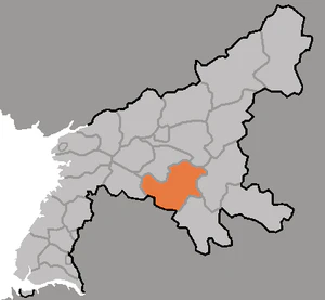 Сончхон на карте