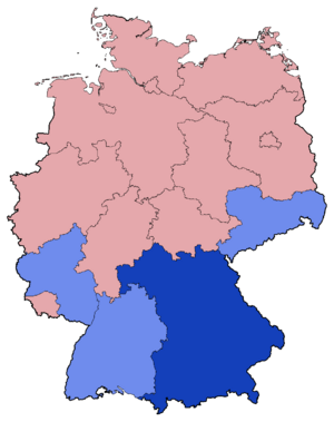 German Federal Election - Party list vote results by state - 2002.png