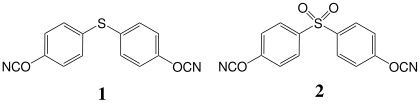 SulfurContainCyanateEsterStructure.svg