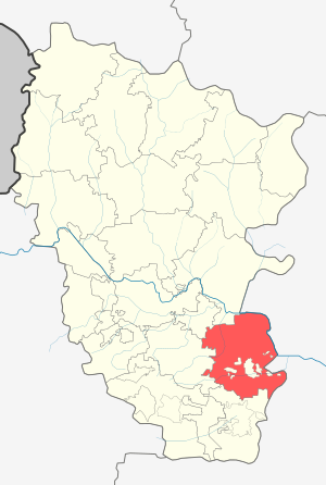 Краснодонский район на карте