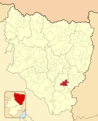 Расположение муниципалитета на карте провинции