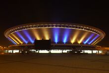 Katowice Spodek- nowa iluminacja.jpg