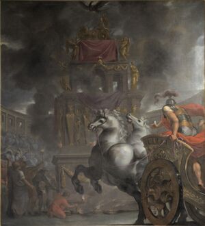 Lyon 1er - Musée des Beaux-Arts - Apothéose romaine, par Thomas Blanchet, vers 1658-1663.jpg