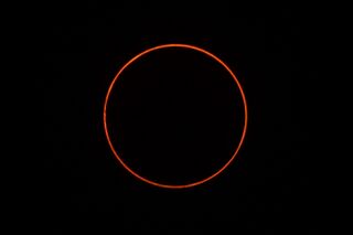 Кольцеобразное затмение на Тайване