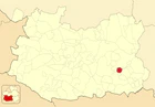 Расположение муниципалитета на карте провинции