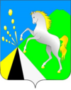 Coat of Arms of Toguchinsky rayon (Novosibirskaya oblast).png