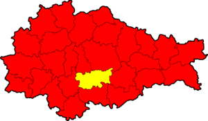 Медвенский район на карте
