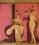 Roman fresco Villa dei Misteri Pompeii 009.jpg