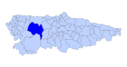 Tineu Asturies map.svg