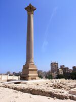 Alexandria - Pompey's Pillar - standing alone.JPG