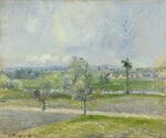Camille Pissarro - Effet de pluie au Valhermeil, Auvers-sur-Oise (PD 668).jpg