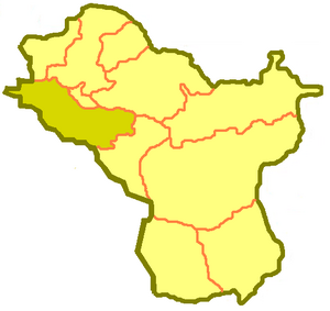 Уланский район на карте