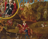 Legende der Belehnung mit der Mark Österreich - Leopold I. von Babenberg.jpg