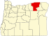 Map of Oregon highlighting Umatilla County.svg