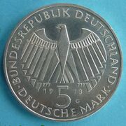 Реверс монеты 125 лет Франкфуртскому национальному собранию