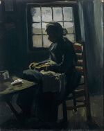 Vincent van Gogh - Woman sewing - Google Art Project.jpg