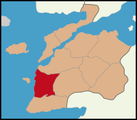 Çanakkale location Ezine.svg