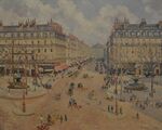 Avenue de l'Opéra, Morning Sunshine, by Camille Pissarro.JPG
