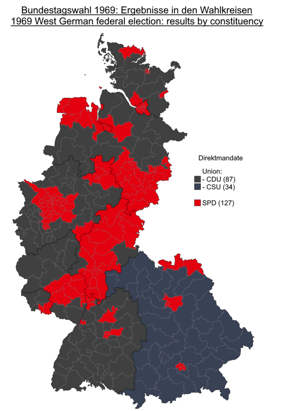 Bundestagswahl 1969 - Ergebnisse Wahlkreise.png