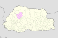 Punakha Bhutan location map.png