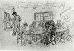 Sheet with Two Groups of Peasants at a Meal f 1588 jh 1954.jpg