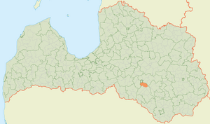 Абельская волость на карте