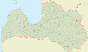 Берзкалненская волость на карте
