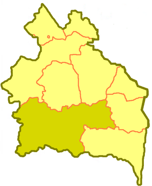 Аягозский район на карте