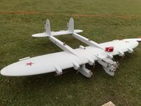 Модель разбившегося самолёта