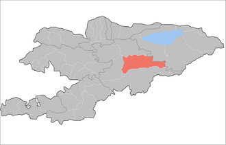 Нарынский район на карте