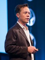 Brock Pierce at the SingularityU The Netherlands Summit 2016 (29033319263) (cropped) (cropped).jpg