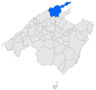 Localització de Pollença respecte de Mallorca.svg