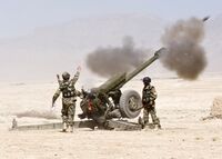 Afghan D-30A firing.jpg