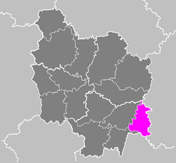 Луан на карте