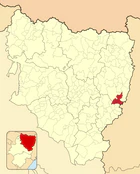 Расположение муниципалитета на карте провинции
