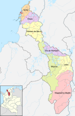 Mapa de Bolívar (subregiones).svg