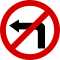Zakaz skrętu w lewo