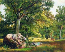 Sunny day in the forest. Oaks (Shishkin).jpg