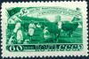 The Soviet Union 1948 CPA 1285 stamp (Fourth Five-Year Plan - Livestock. Dairy farm and milkmaids) small resolution.jpg