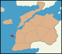 Çanakkale location Bozcaada.svg