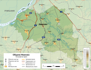 Община Иваново на карте