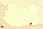 Расположение муниципалитета на карте провинции